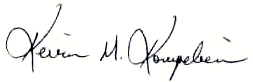 signature, Kevin Kompelien